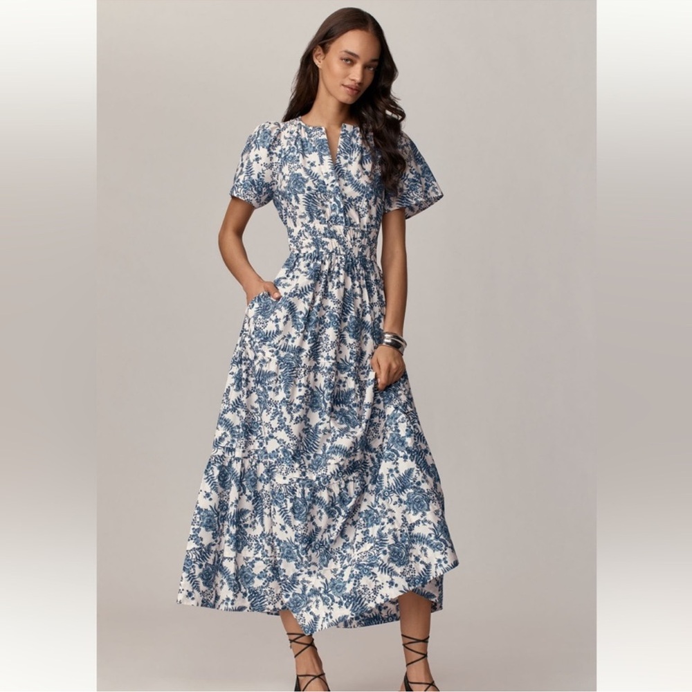 ✨ Anthropologie Somerset Dress in Fern 💫 NWT! Ret: $168!